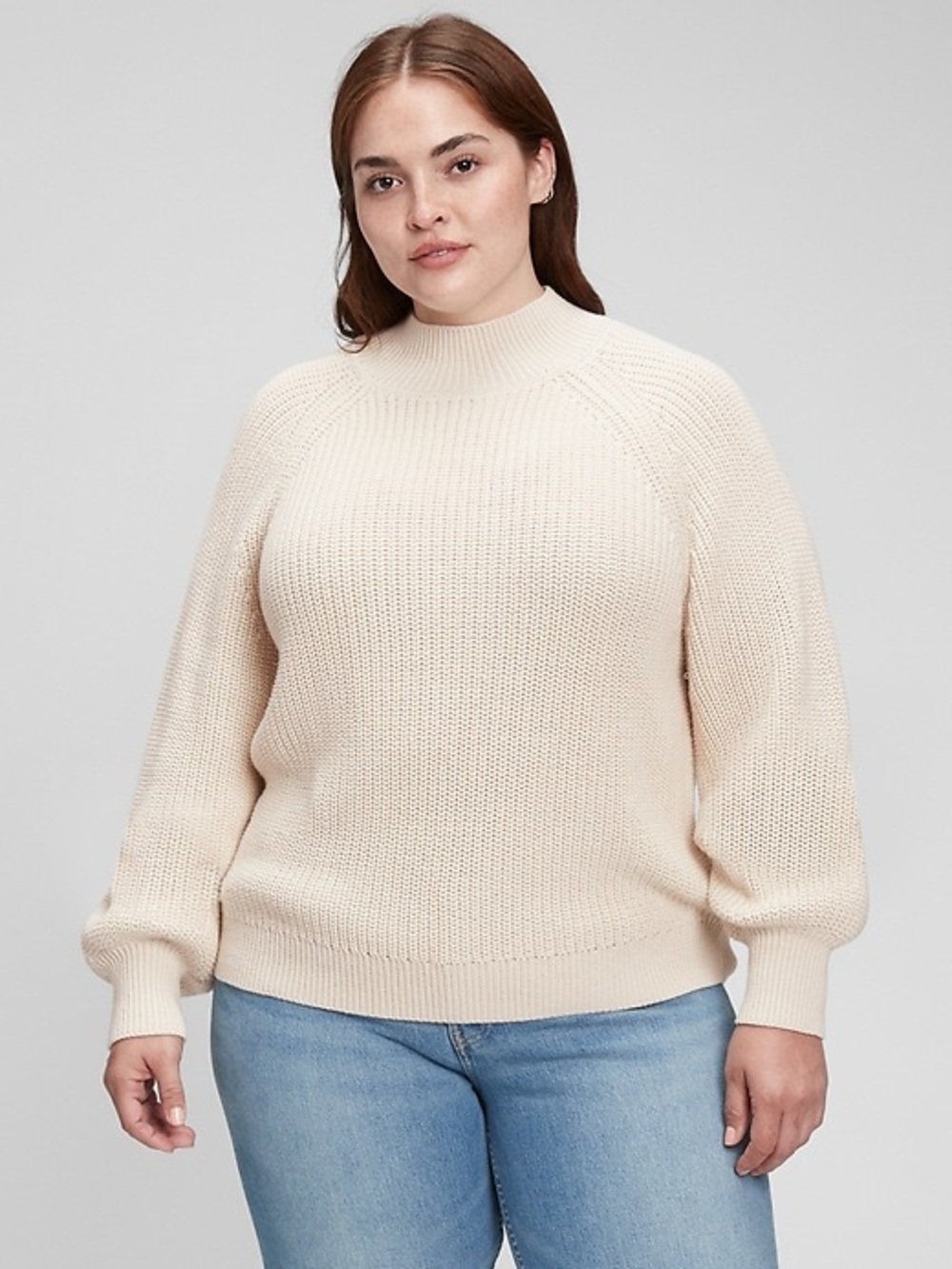 Gap Cream Mockneck Sweater